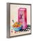 Stupell Industries Fashion Loops Cereal Floating Frame, design by Grotto Studios